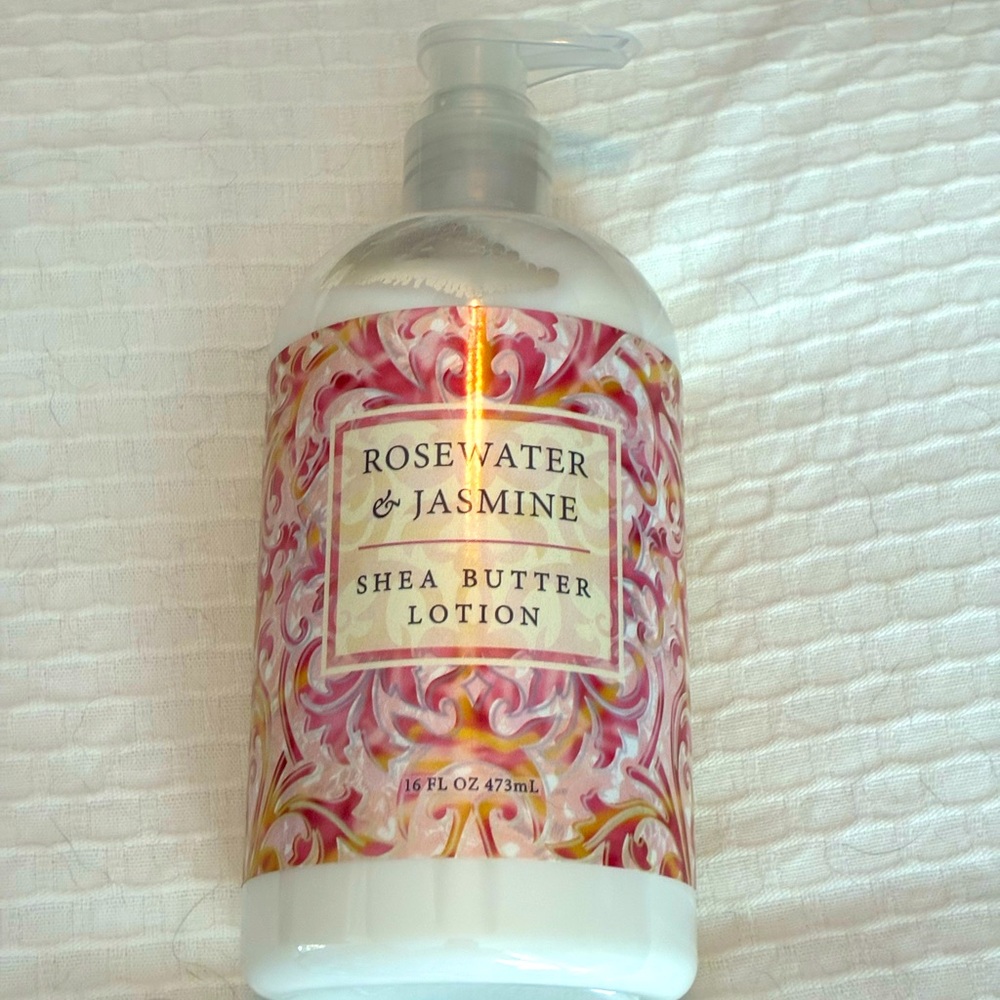 Rosewater & Jasmine Shea Butter Lotion - Pink and White